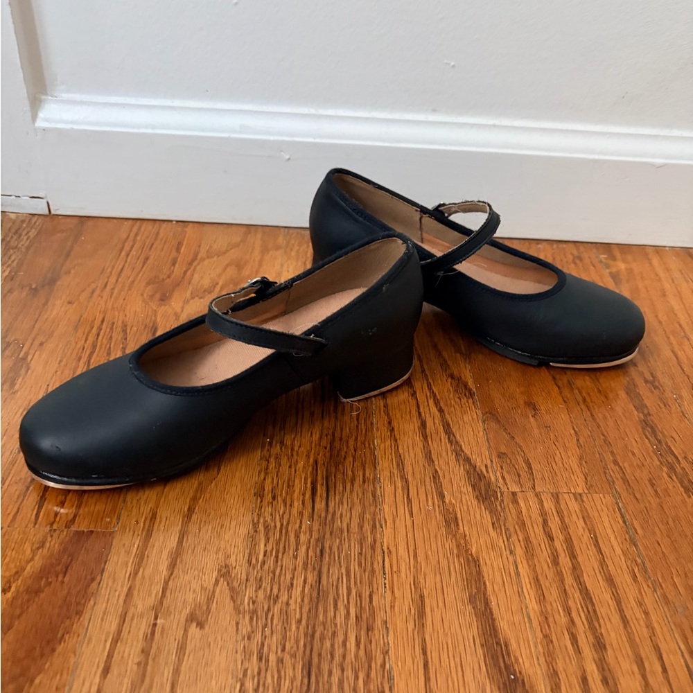 Bloch Black Kids Mary Jane Heel with Strap